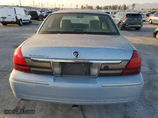 2011 Mercury Grand Marquis LS with VIN 2MEBM7FV5BX601111, listed as a Copart auction lot 44258165 with 129,960 mi miles and Salvage Title. Bid and sale history available at carsss.com. Image 6.