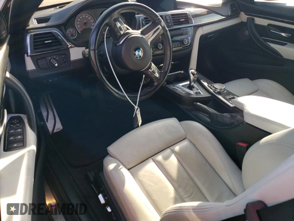 2016 BMW M4 with VIN WBS3U9C58GP968936, listed as a Copart auction lot 83243814 with 53,530 mi miles and Salvage Title. Bid and sale history available at carsss.com. Image 8.