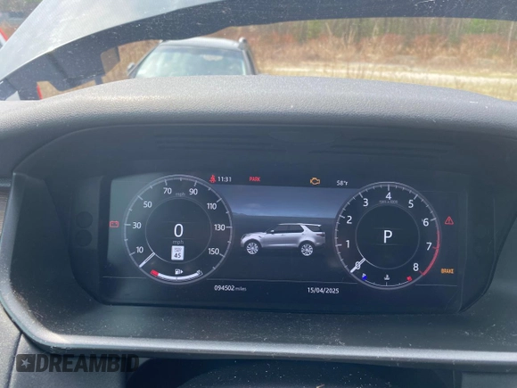 2019 Land Rover Discovery HSE with VIN SALRR2RV9K2400954, listed as a Copart auction lot 54499765 with 94,502 mi miles and Clean Title. Bid and sale history available at carsss.com. Image 8.