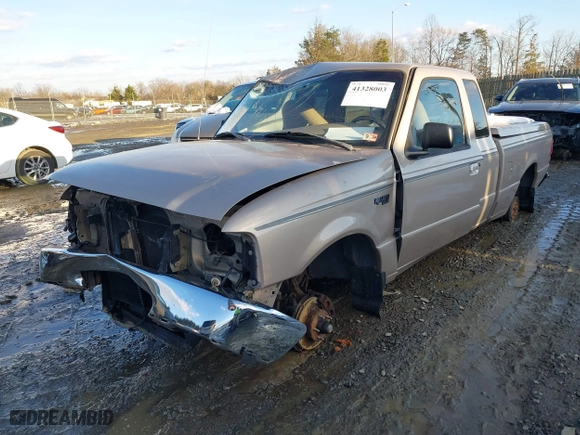 1998 Ford Ranger XL with VIN 1FTYR14U7WPB11608, listed as a IAAI auction lot 41328003 with 96,810 mi miles. Bid and sale history available at carsss.com. Image 2.