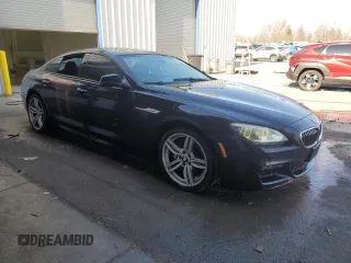 2014 BMW 6 Series 640i xDrive with VIN WBA6B8C57EDZ72380, listed as a Copart auction lot 53613465 with 137,949 mi miles and Salvage Title. Bid and sale history available at carsss.com. Image 4.