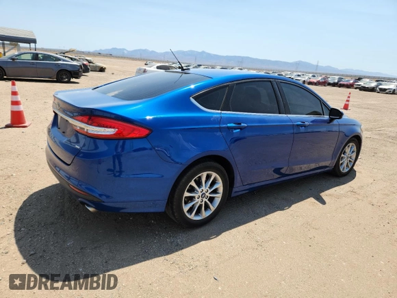 2017 Ford Fusion SE with VIN 3FA6P0H77HR235505, listed as a Copart auction lot 65255515 with 76,177 mi miles and Salvage title. Bid and sale history available at DreamBid. Image 3.