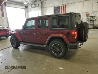 2021 Jeep Wrangler Unlimited Willys with VIN 1C4HJXDN9MW680787, listed as a Copart auction lot 53490605 with 65,122 mi miles and Salvage Title. Bid and sale history available at DreamBid. Image 2.