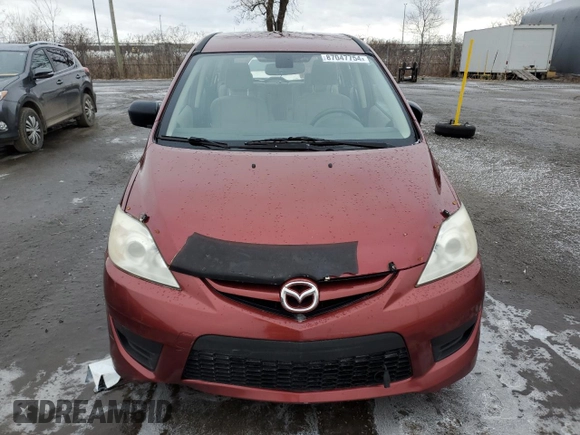 2008 Mazda 5 Sport with VIN JM1CR293780324716, listed as a Copart auction lot 87047754 with Not Provided miles and Non Repairable. Bid and sale history available at carsss.com. Image 5.
