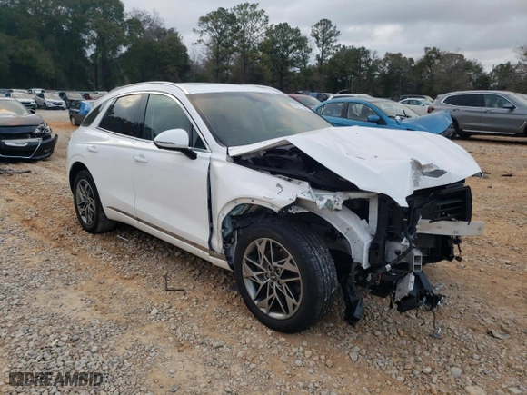 2022 Genesis GV70 2.5T with VIN KMUMADTB4NU061075, listed as a Copart auction lot 42711285 with 50,457 mi miles and Salvage Title. Bid and sale history available at carsss.com. Image 4.