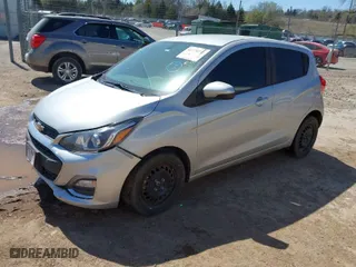 2020 Chevrolet Spark LT with VIN KL8CD6SA8LC449206, listed as a IAAI auction lot 41779732 with 33,034 mi miles. Bid and sale history available at carsss.com. Image 2.