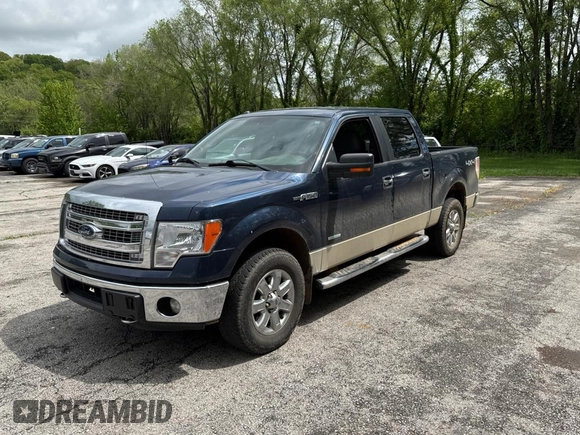 2014 Ford F-150 XL with VIN 1FTFW1ET9EFB16013, listed as a Copart auction lot 55620795 with 231,203 mi miles and Clean Title. Bid and sale history available at carsss.com. Image 2.
