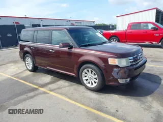 2009 Ford Flex SEL with VIN 2FMEK62C99BA17882, listed as a IAAI auction lot 42072947 with 170,054 mi miles. Bid and sale history available at carsss.com. Image 1.