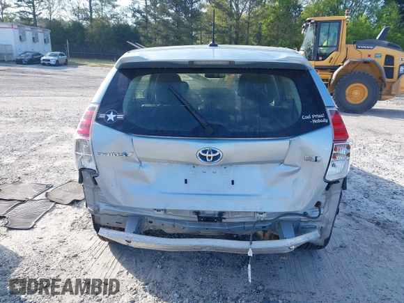 2016 Toyota Prius v Two with VIN JTDZN3EU2GJ042440, listed as a IAAI auction lot 42008316 with 160,000 mi miles. Bid and sale history available at carsss.com. Image 17.