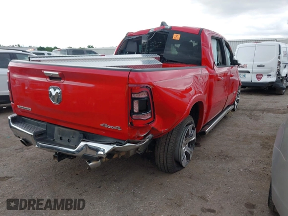 2022 Ram 1500 Laramie with VIN 1C6SRFJT5NN349361, listed as a IAAI auction lot 42342436 with Not provided miles and . Bid and sale history available at DreamBid. Image 4.