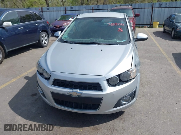 2013 Chevrolet Sonic LT with VIN 1G1JC6SG5D4210853, listed as a IAAI auction lot 42078806 with 135,837 mi miles. Bid and sale history available at carsss.com. Image 6.