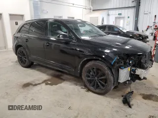 2022 Audi Q7 Komfort with VIN WA1BXBF75ND011820, listed as a Copart auction lot 87925905 with 49,206 mi miles and Salvage Title. Bid and sale history available at carsss.com. Image 4.