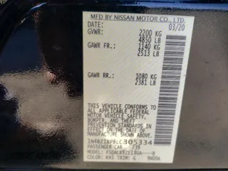 2020 Nissan LEAF with VIN 1N4BZ1BP8LC305334, listed as a Copart auction lot 50369965 with 72,304 mi miles and Clean title. Bid and sale history available at DreamBid. Image 12.