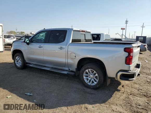 2022 Chevrolet Silverado 1500 LT with VIN 1GCUDDET6NZ537975, listed as a Copart auction lot 74848124 with Not Provided miles and Salvage Title. Bid and sale history available at DreamBid. Image 2.