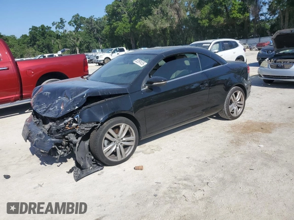 2012 Volkswagen Eos Lux with VIN WVWFW7AH7CV016872, listed as a Copart auction lot 52591415 with 121,130 mi miles and Salvage Title. Bid and sale history available at DreamBid. Image 1.