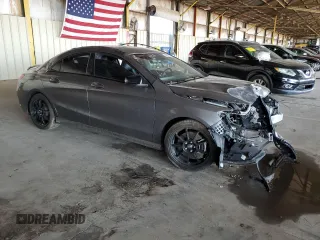 2019 Mercedes-Benz CLA 250 with VIN WDDSJ4EB5KN770732, listed as a Copart auction lot 59428285 with 50,325 mi miles and Salvage title. Bid and sale history available at DreamBid. Image 4.