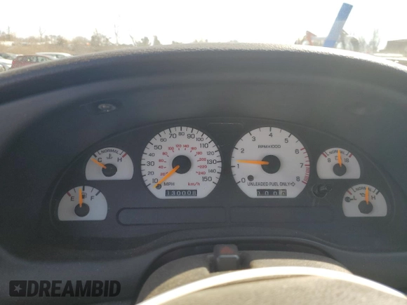 1998 Ford Mustang GT with VIN 1FAFP45X1WF216440, listed as a Copart auction lot 50876335 with 130,008 mi miles and Salvage Title. Bid and sale history available at carsss.com. Image 9.