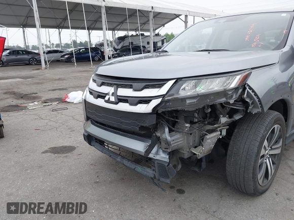 2021 Mitsubishi Outlander ES with VIN JA4APUAU2MU036192, listed as a IAAI auction lot 42174044 with 54,331 mi miles and . Bid and sale history available at DreamBid. Image 6.