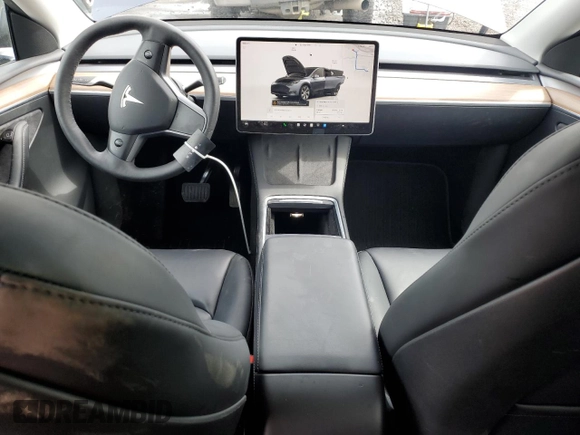 2023 Tesla Model Y Long Range z VIN 7SAYGDEE1PF937867, wystawiony jako Copart lot #51615195 z przebiegiem 88 912 mil mil oraz Szkoda całkowita • Salvage title. Historia ofert i sprzedaży dostępna na DreamBid. Obrazek 8.