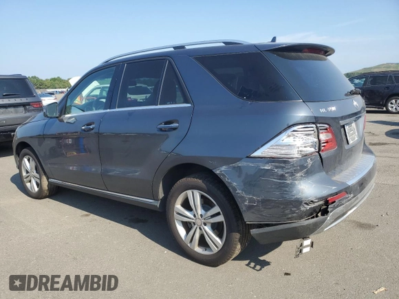 2015 Mercedes-Benz M 350 with VIN 4JGDA5HB2FA555743, listed as a Copart auction lot 65165695 with 147,152 mi miles and Salvage title. Bid and sale history available at DreamBid. Image 2.
