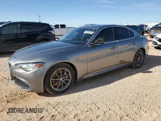 2018 Alfa Romeo Giulia z VIN ZARFAEBN4J7579344, wystawiony jako Copart lot #55988525 z przebiegiem 66 916 mil mil oraz Szkoda całkowita • Salvage title. Historia ofert i sprzedaży dostępna na DreamBid. Obrazek 1.