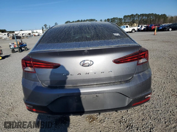 2019 Hyundai Elantra SE with VIN 5NPD74LF4KH442743, listed as a Copart auction lot 50292165 with 67,691 mi miles and Salvage Title. Bid and sale history available at DreamBid. Image 6.