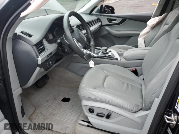 2019 Audi Q7 Premium with VIN WA1AHAF75KD024615, listed as a Copart auction lot 61334565 with 56,833 mi miles and Salvage title. Bid and sale history available at DreamBid. Image 7.