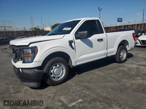 2023 Ford F-150 XL with VIN 1FTMF1CB5PKE11802, listed as a Copart auction lot 46359565 with 38,068 mi miles and Salvage Title. Bid and sale history available at carsss.com. Image 1.