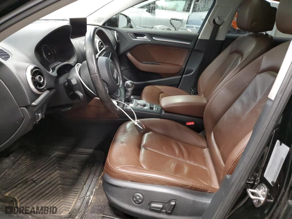 2015 Audi A3 2.0T Premium Plus with VIN WAUEFGFF4F1081223, listed as a Copart auction lot 49223015 with 121,377 mi miles and Salvage Title. Bid and sale history available at carsss.com. Image 7.