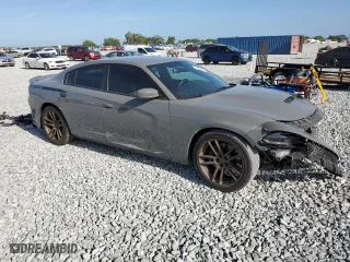 2019 Dodge Charger GT with VIN 2C3CDXHG5KH542015, listed as a Copart auction lot 51845825 with 54,271 mi miles and Non Repairable. Bid and sale history available at carsss.com. Image 4.