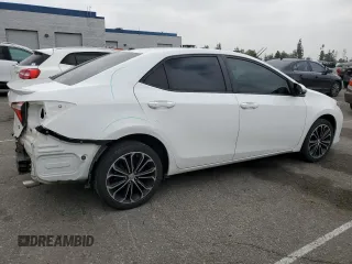 2016 Toyota Corolla L with VIN 5YFBURHEXGP530459, listed as a Copart auction lot 55314135 with 92,750 mi miles and Salvage Title. Bid and sale history available at DreamBid. Image 3.