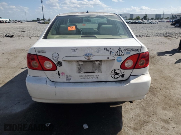 2006 Toyota Corolla CE with VIN 1NXBR32E26Z752238, listed as a Copart auction lot 54994805 with 255,778 mi miles and Salvage Title. Bid and sale history available at DreamBid. Image 6.