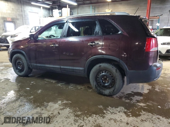 2011 Kia Sorento LX with VIN 5XYKT3A29BG139221, listed as a Copart auction lot 81924054 with 156,550 mi miles and Clean Title. Bid and sale history available at DreamBid. Image 2.