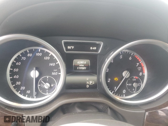2016 Mercedes-Benz GL with VIN 4JGDF6EE0GA684314, listed as a Copart auction lot 42420245 with 119,581 mi miles and Salvage Title. Bid and sale history available at carsss.com. Image 9.