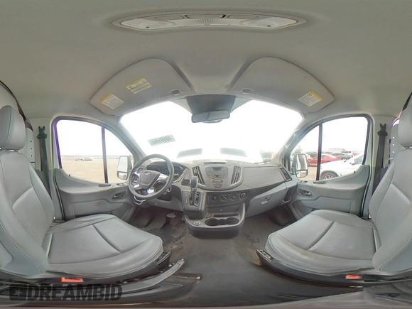2019 Ford Transit with VIN 1FTYR1YM3KKA34592, listed as a Copart auction lot 48995965 with 12,557 mi miles and Salvage title. Bid and sale history available at DreamBid. Image 14.