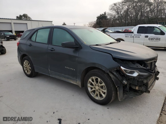 2020 Chevrolet Equinox LS with VIN 2GNAXHEV1L6168476, listed as a Copart auction lot 43011495 with 241,268 mi miles and Salvage Title. Bid and sale history available at carsss.com. Image 4.