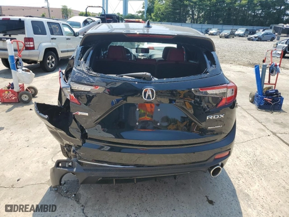2024 Acura RDX w/A-Spec Package with VIN 5J8TC2H64RL007068, listed as a Copart auction lot 58943164 with 5,684 mi miles and Salvage Title. Bid and sale history available at carsss.com. Image 6.