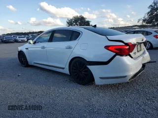 2015 Kia K900 Luxury with VIN KNALW4D4XF6018461, listed as a Copart auction lot 86055044 with 147,141 mi miles and Salvage Title. Bid and sale history available at carsss.com. Image 2.