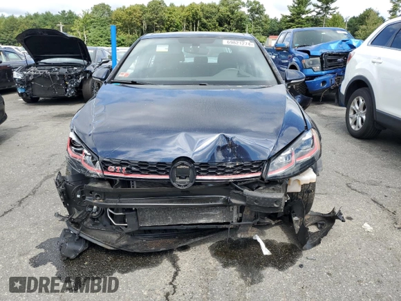 2019 Volkswagen Golf GTI S with VIN 3VW5T7AU2KM023770, listed as a Copart auction lot 69821274 with 36,978 mi miles and Salvage Title. Bid and sale history available at carsss.com. Image 5.