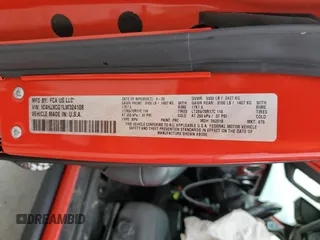 2020 Jeep Wrangler Rubicon with VIN 1C4HJXCG1LW324108, listed as a Copart auction lot 41880383 with 49,691 mi miles and . Bid and sale history available at DreamBid. Image 12.
