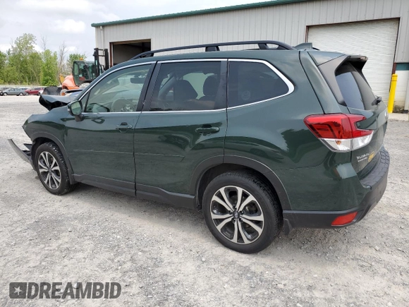 2022 Subaru Forester Limited z VIN JF2SKAPC5NH450472, wystawiony jako Copart lot #59840915 z przebiegiem 30 406 mil mil oraz Szkoda całkowita • Salvage title. Historia ofert i sprzedaży dostępna na DreamBid. Obrazek 2.
