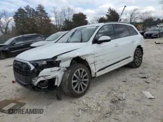 2022 Audi Q7 Premium Plus with VIN WA1LJBF73ND016522, listed as a Copart auction lot 47744775 with 42,778 mi miles and Salvage title. Bid and sale history available at DreamBid. Image 1.