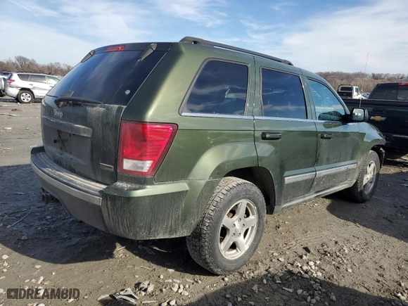 2007 Jeep Grand Cherokee Limited with VIN 1J8HR58P47C532490, listed as a Copart auction lot 43795435 with 146,480 mi miles and Salvage Title. Bid and sale history available at carsss.com. Image 3.