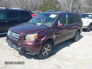 2007 Honda Pilot EX-L with VIN 5FNYF18667B002248, listed as a IAAI auction lot 41786397 with 193,748 mi miles and . Bid and sale history available at DreamBid. Image 2.