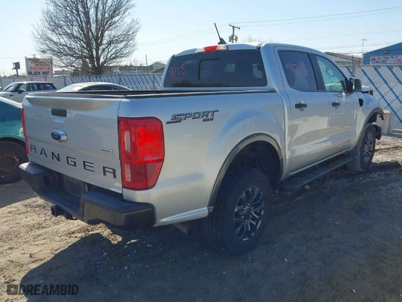 2019 Ford Ranger XL with VIN 1FTER4FH3KLA17800, listed as a IAAI auction lot 41779715 with 93,326 mi miles. Bid and sale history available at carsss.com. Image 4.