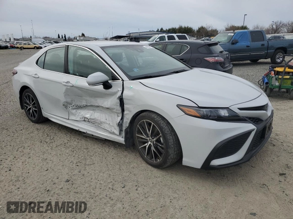 2023 Toyota Camry SE with VIN 4T1G11AK8PU139888, listed as a Copart auction lot 44609775 with 10,931 mi miles and Salvage Title. Bid and sale history available at DreamBid. Image 4.