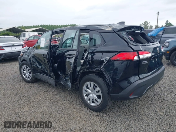 2023 Toyota Corolla Cross L with VIN 7MUAAABG3PV049367, listed as a IAAI auction lot 42370328 with 15,207 mi miles and . Bid and sale history available at DreamBid. Image 3.