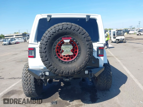 2018 Jeep Wrangler Unlimited Rubicon with VIN 1C4HJXFGXJW110629, listed as a IAAI auction lot 42141572 with 65,973 mi miles and . Bid and sale history available at DreamBid. Image 16.