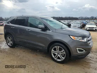 2016 Ford Edge Titanium with VIN 2FMPK3K91GBB13675, listed as a Copart auction lot 44198475 with 129,236 mi miles and Salvage Title. Bid and sale history available at carsss.com. Image 4.