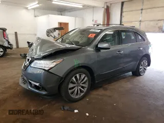 2015 Acura MDX Technology with VIN 5FRYD4H42FB015341, listed as a Copart auction lot 65598575 with 135,668 mi miles and Non repairable. Bid and sale history available at DreamBid. Image 1.